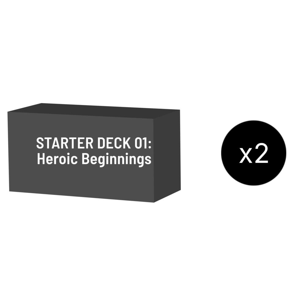 Starter Deck 01: Heroic Beginnings Display Case, Starter Deck 01: Heroic Beginnings P619102