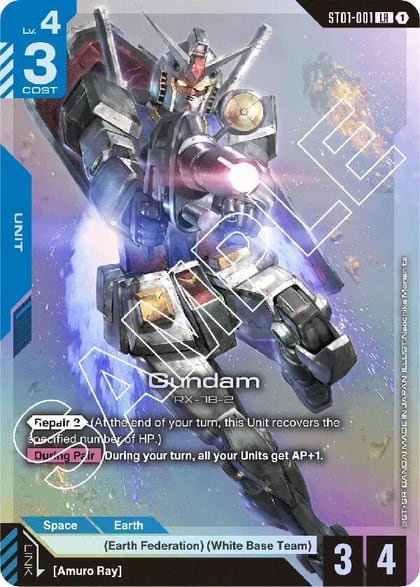 Gundam, Starter Deck 01: Heroic Beginnings ST01-001