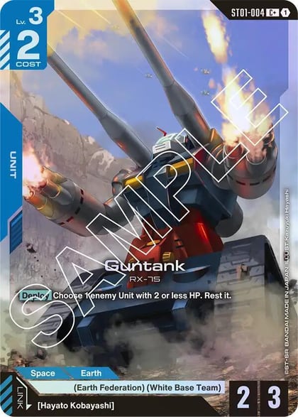 Guntank (C+), Starter Deck 01: Heroic Beginnings ST01-004