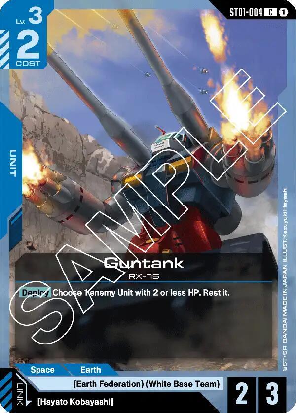Guntank, Starter Deck 01: Heroic Beginnings ST01-004