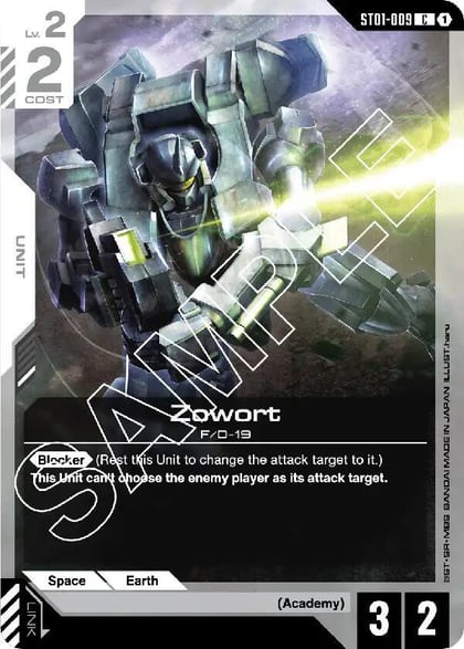 Zowort, Starter Deck 01: Heroic Beginnings ST01-009