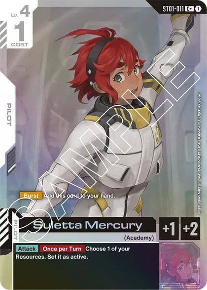 Suletta Mercury (C+), Starter Deck 01: Heroic Beginnings ST01-011