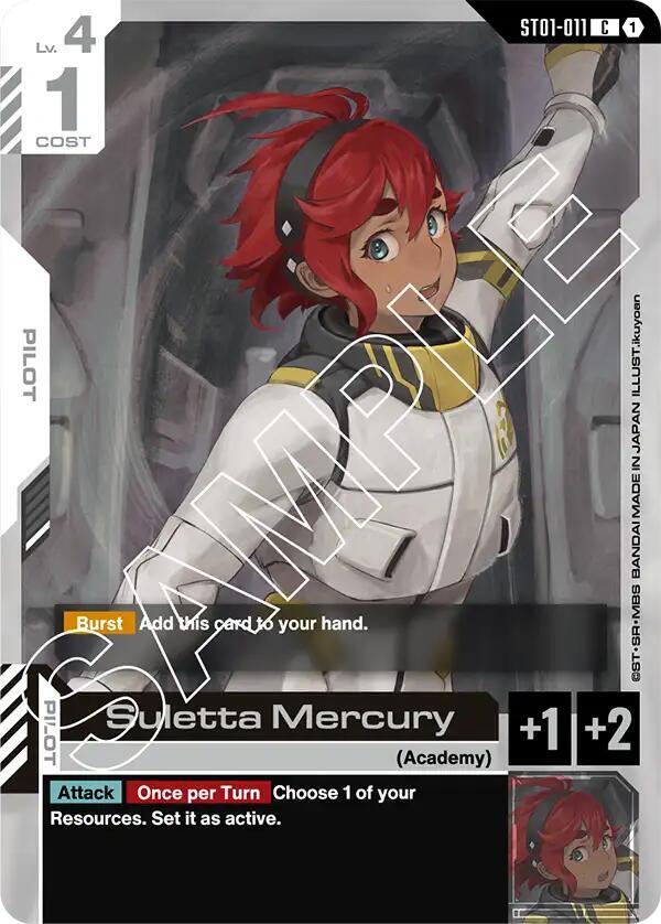 Suletta Mercury, Starter Deck 01: Heroic Beginnings ST01-011