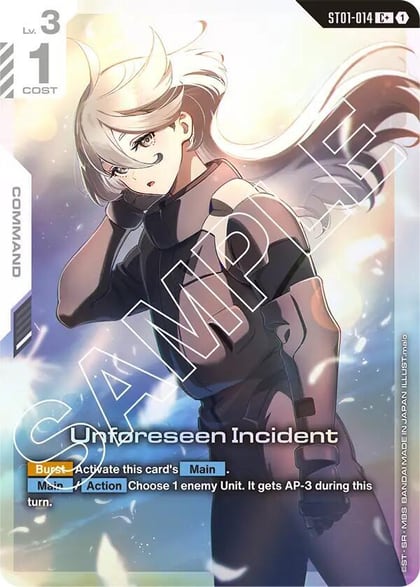 Unforeseen Incident (C+), Starter Deck 01: Heroic Beginnings ST01-014