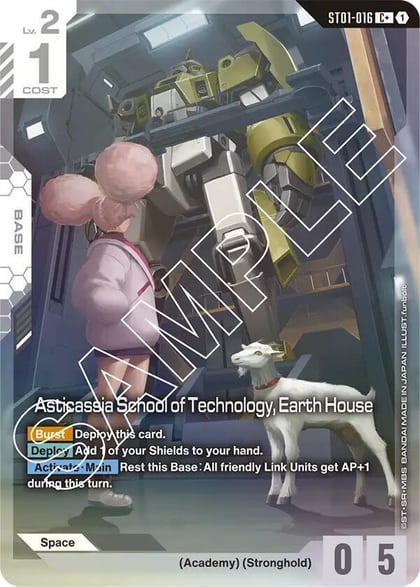 Asticassia School of Technology, Earth House (C+), Starter Deck 01: Heroic Beginnings ST01-016