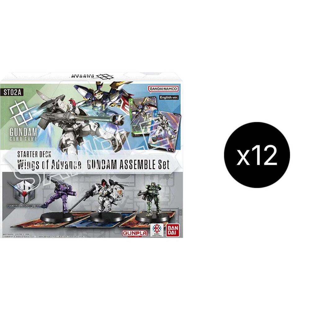 Starter Deck 02: Wings of Advance - Gundam Assemble Starter Set Display Case, Starter Deck 02: Wings of Advance P619137