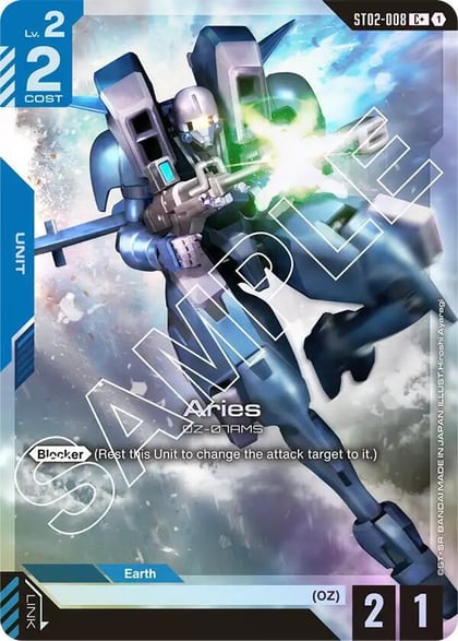 Aries (C+), Starter Deck 02: Wings of Advance ST02-008