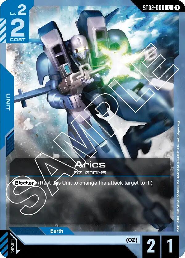 Aries, Starter Deck 02: Wings of Advance ST02-008