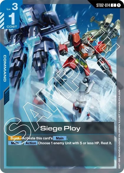 Siege Ploy, Starter Deck 02: Wings of Advance ST02-014