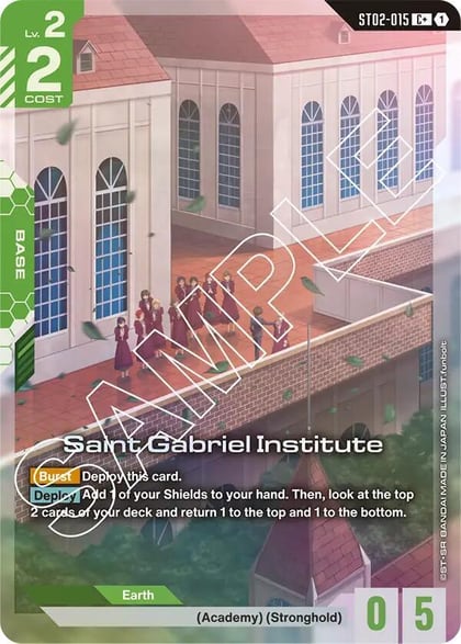 Saint Gabriel Institute (C+), Starter Deck 02: Wings of Advance ST02-015