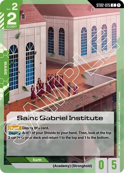 Saint Gabriel Institute, Starter Deck 02: Wings of Advance ST02-015
