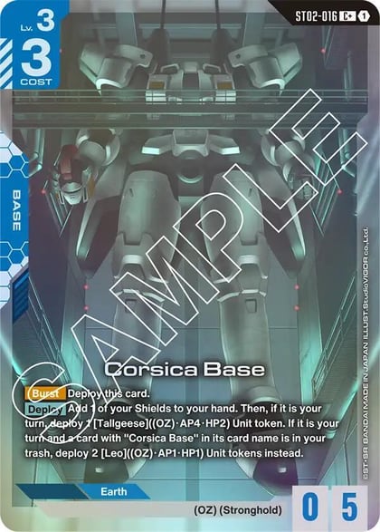 Corsica Base (C+), Starter Deck 02: Wings of Advance ST02-016