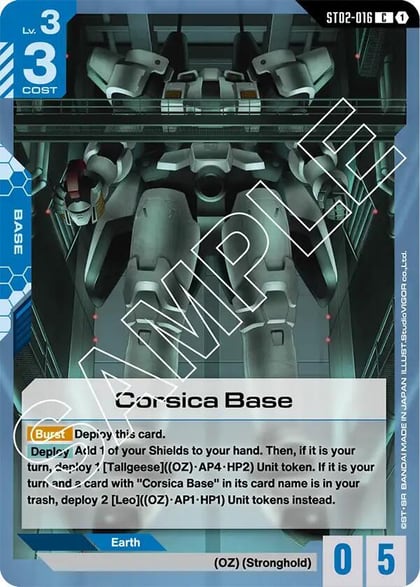 Corsica Base, Starter Deck 02: Wings of Advance ST02-016