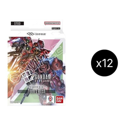 Starter Deck 03: Zeon's Rush Display Case, Starter Deck 03: Zeon's Rush P619157