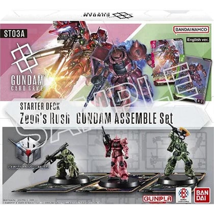 Starter Deck 03: Zeon's Rush - Gundam Assemble Starter Set, Starter Deck 03: Zeon's Rush P619162