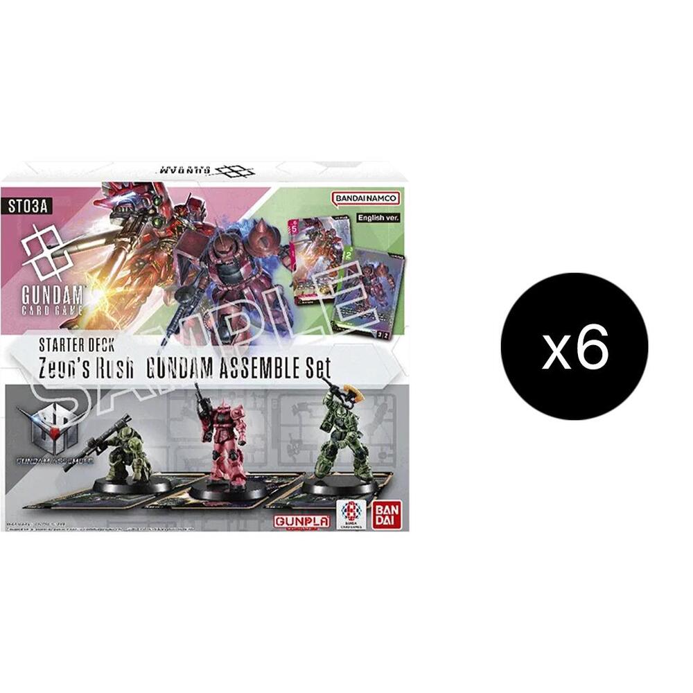 Starter Deck 03: Zeon's Rush - Gundam Assemble Starter Set Display, Starter Deck 03: Zeon's Rush P619164