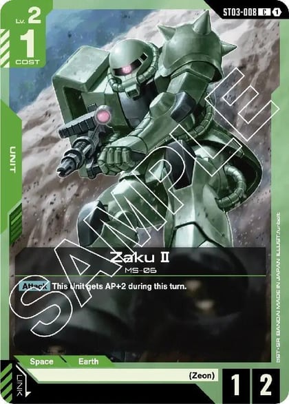 Zaku II, Starter Deck 03: Zeon's Rush ST03-008