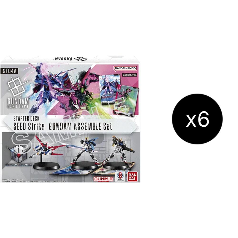 Starter Deck 04: SEED Strike - Gundam Assemble Starter Set Display, Starter Deck 04: SEED Strike P619179