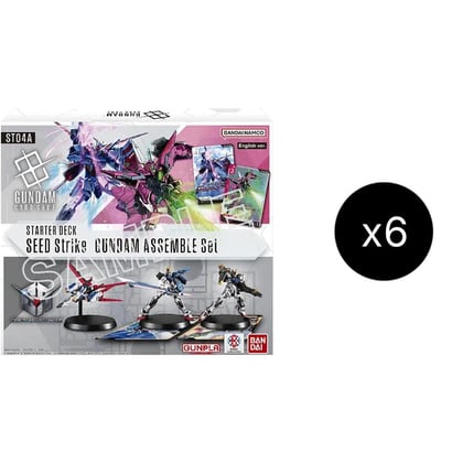 Starter Deck 04: SEED Strike - Gundam Assemble Starter Set Display, Starter Deck 04: SEED Strike P619179