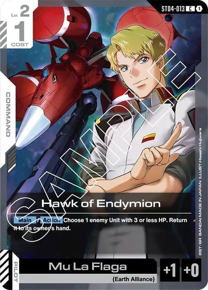 Hawk of Endymion, Starter Deck 04: SEED Strike ST04-013