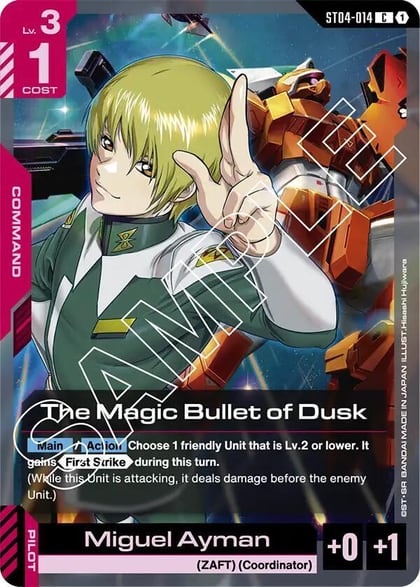 The Magic Bullet of Dusk, Starter Deck 04: SEED Strike ST04-014