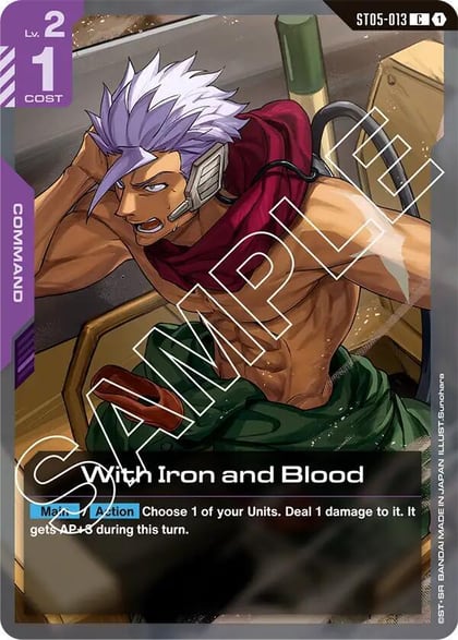 With Iron and Blood, Starter Deck 05: Iron Bloom ST05-013