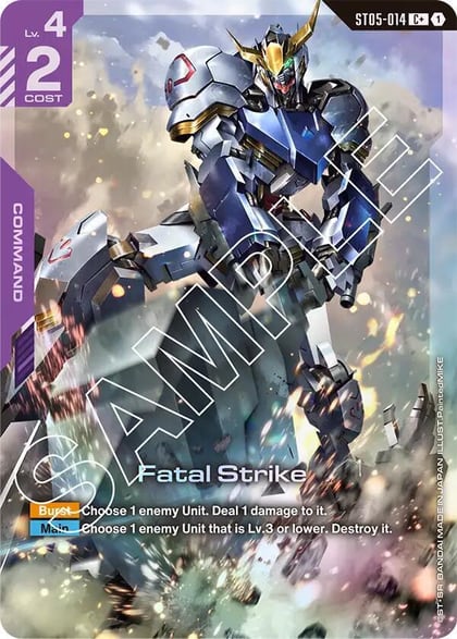 Fatal Strike (C+), Starter Deck 05: Iron Bloom ST05-014