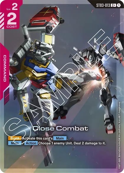 Close Combat (C+), Starter Deck 06: Clan Unity ST03-013