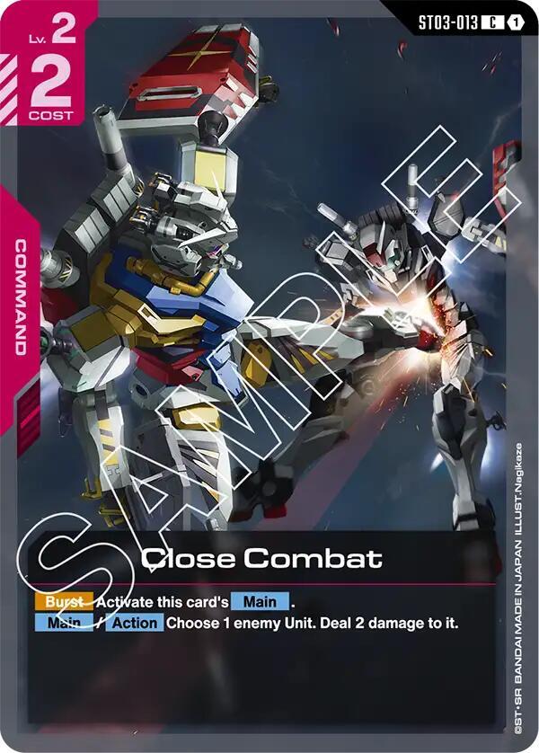 Close Combat, Starter Deck 06: Clan Unity ST03-013