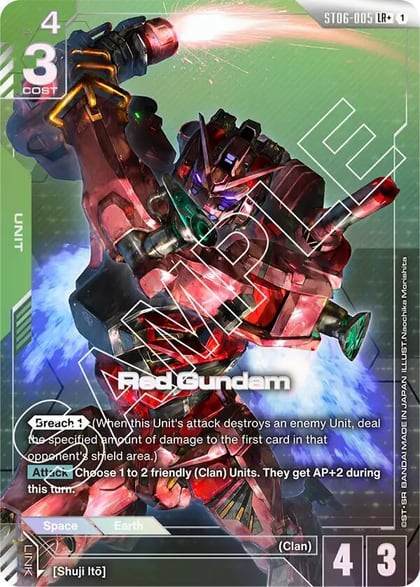 Red Gundam (LR+), Starter Deck 06: Clan Unity ST06-005