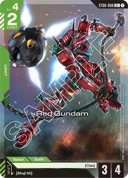 Red Gundam (C+), Starter Deck 06: Clan Unity ST06-006