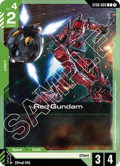 Red Gundam (C), Starter Deck 06: Clan Unity ST06-006