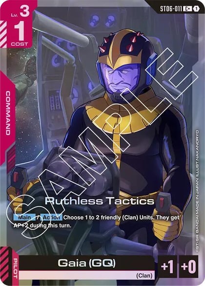 Ruthless Tactics (C+), Starter Deck 06: Clan Unity ST06-011
