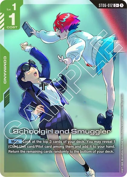Schoolgirl and Smuggler (C+), Starter Deck 06: Clan Unity ST06-012