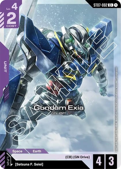 Gundam Exia (ST07-002) (C+), Starter Deck 07: Celestial Drive ST07-002