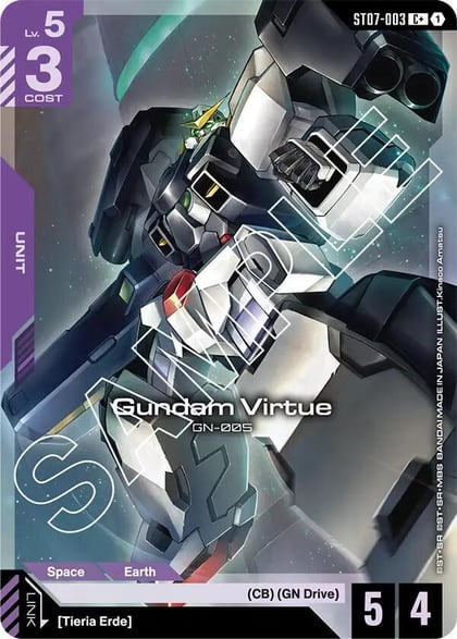 Gundam Virtue (ST07-003) (C+), Starter Deck 07: Celestial Drive ST07-003