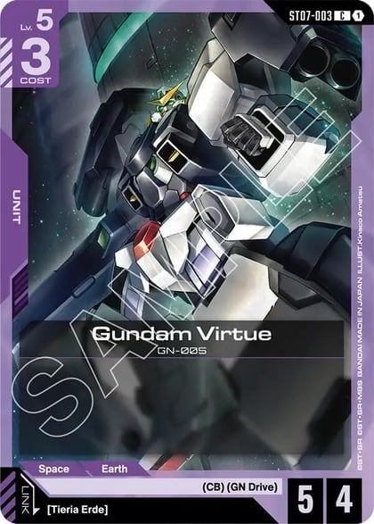 Gundam Virtue (ST07-003), Starter Deck 07: Celestial Drive ST07-003