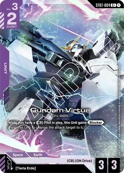 Gundam Virtue (ST07-004) (C+), Starter Deck 07: Celestial Drive ST07-004