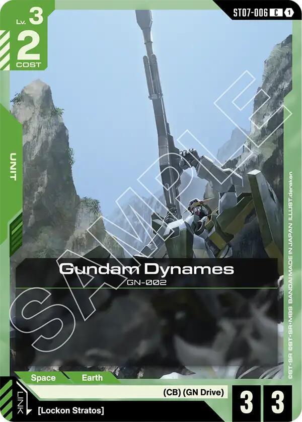 Gundam Dynames (ST07-006), Starter Deck 07: Celestial Drive ST07-006