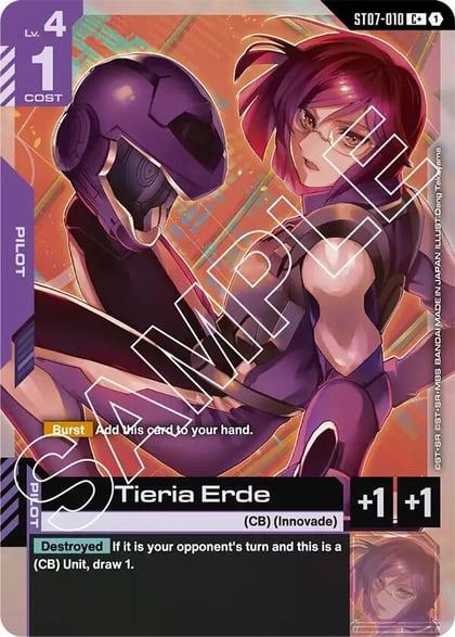 Tieria Erde (C+), Starter Deck 07: Celestial Drive ST07-010