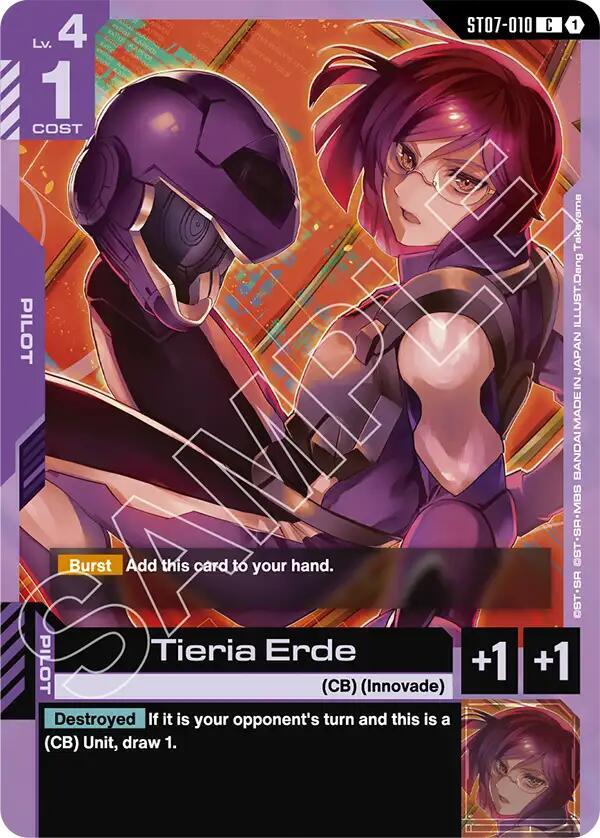 Tieria Erde, Starter Deck 07: Celestial Drive ST07-010