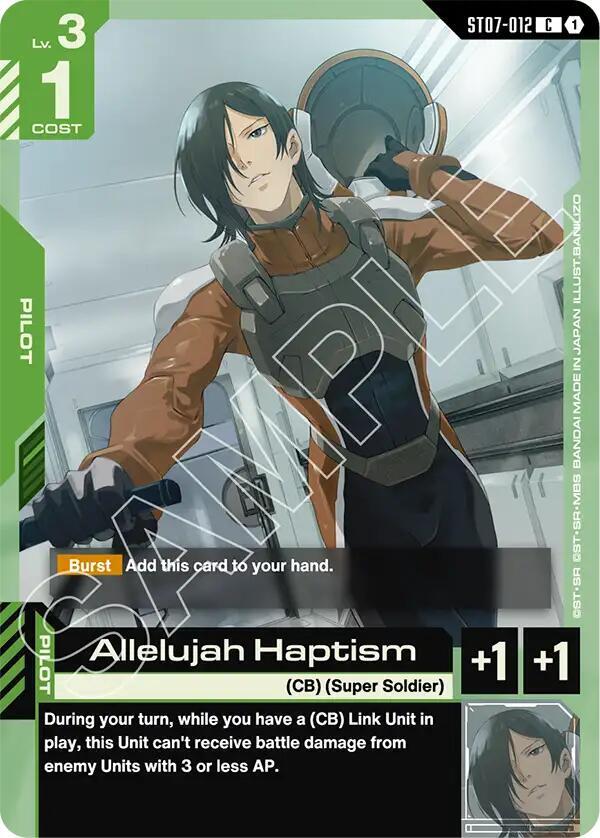 Allelujah Haptism, Starter Deck 07: Celestial Drive ST07-012