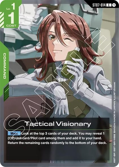 Tactical Visionary, Starter Deck 07: Celestial Drive ST07-014