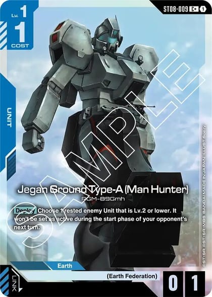 Jegan Ground Type-A (Man Hunter) (C+), Starter Deck 08: Flash of Radiance ST08-009