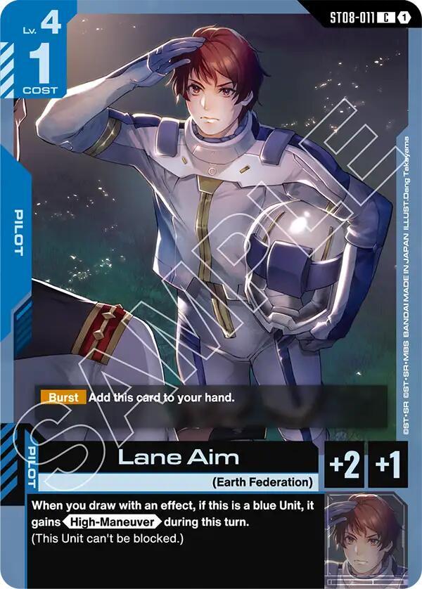 Lane Aim, Starter Deck 08: Flash of Radiance ST08-011