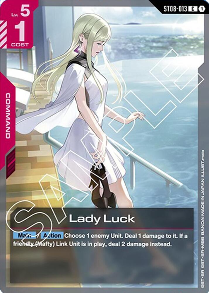 Lady Luck, Starter Deck 08: Flash of Radiance ST08-013