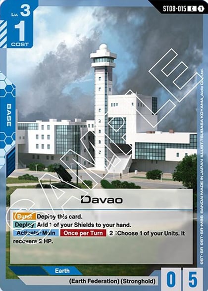 Davao, Starter Deck 08: Flash of Radiance ST08-015