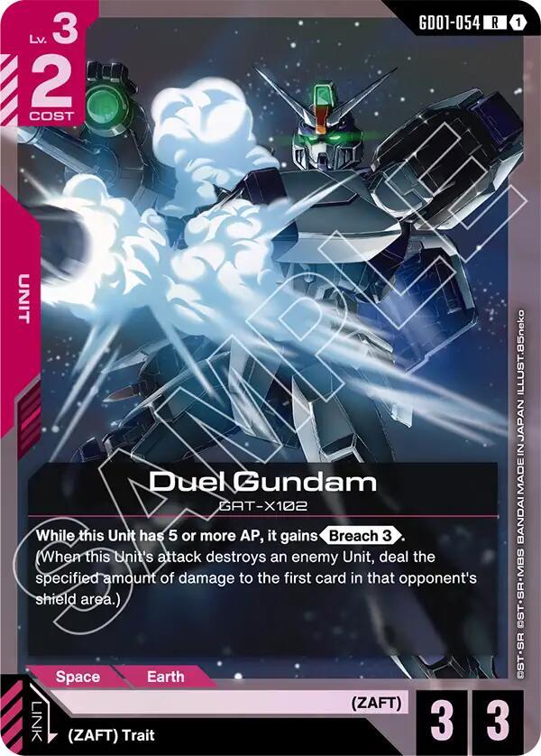 Duel Gundam, Starter Deck 09: Destiny Ignition GD01-054
