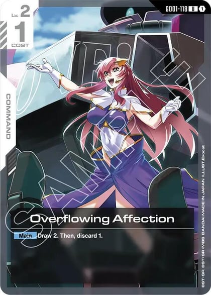Overflowing Affection, Starter Deck 09: Destiny Ignition GD01-118