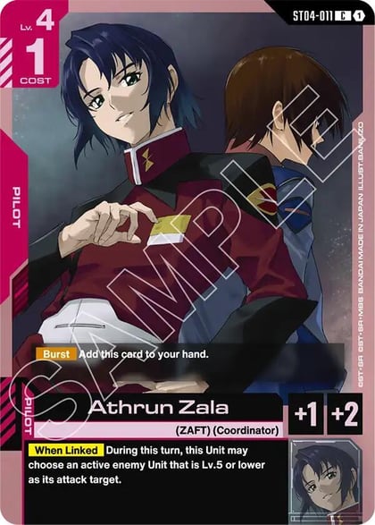 Athrun Zala, Starter Deck 09: Destiny Ignition ST04-011